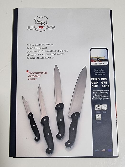 SR Swissler Royal - комплект 24 части швейцарски ножове и прибори