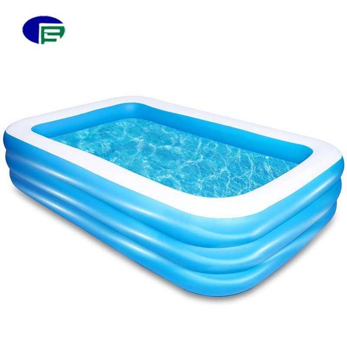 Piscina gonflabila de exterior,dreptunghiulara,pentru toata familia,dimensiuni 305*183*66 cm,cu 3 inele