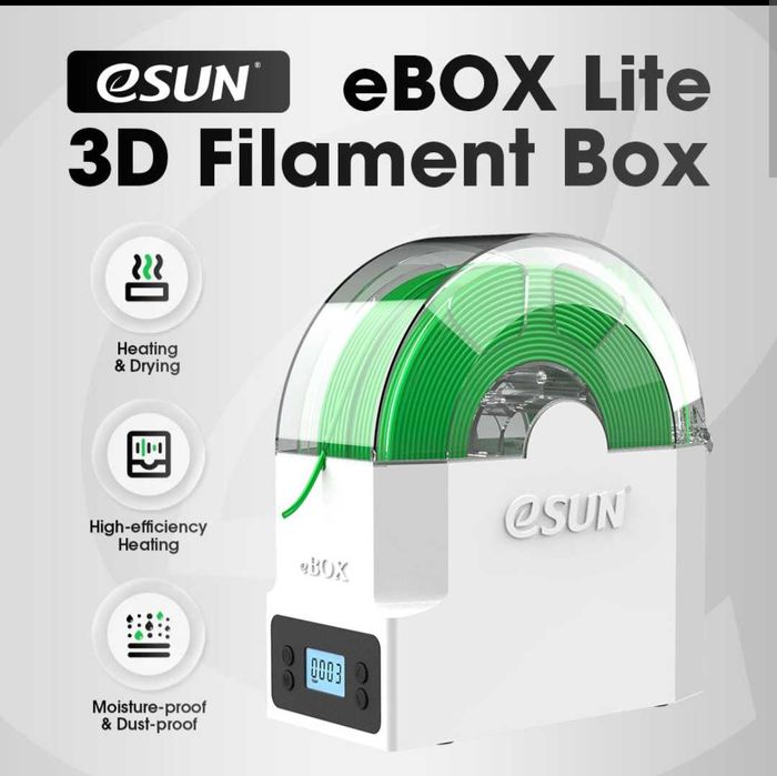 Смарт кутия eBOX Lite за сушене на филаменти за 3D принтери