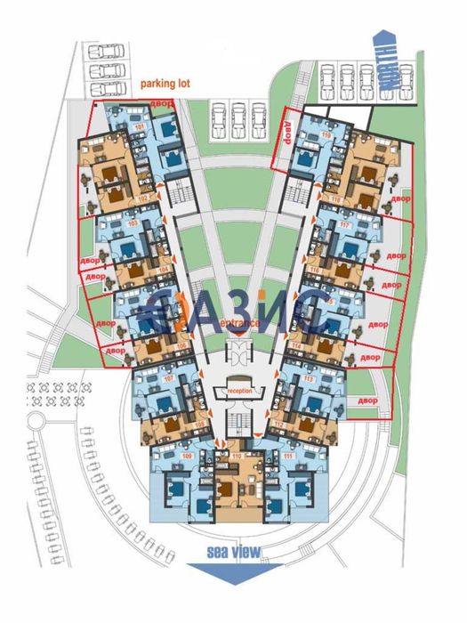 Апартамент с 1 спалня в новата жилищна сграда „Вила Маргарита“, Свети