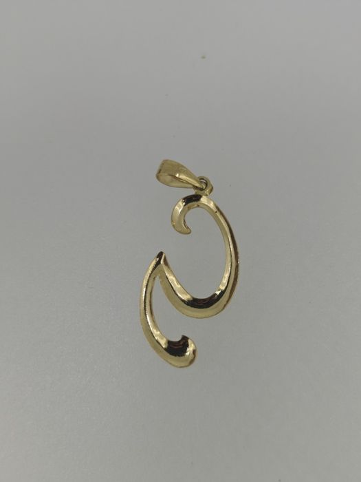 Pandantiv inițială G aur 18k 0.78gr (r)
