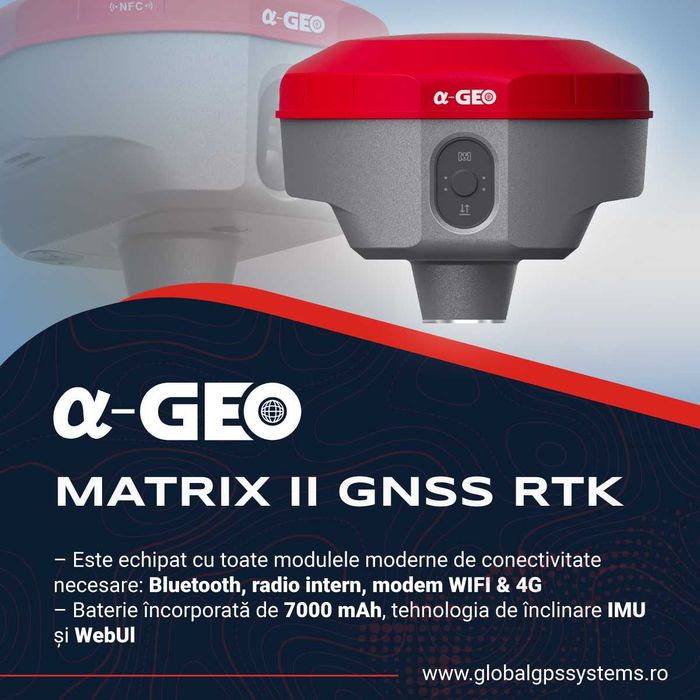 Inchiriez GPS ALPHAGEO TOKNAV INTEC pentru masuratori topo-cadastrale