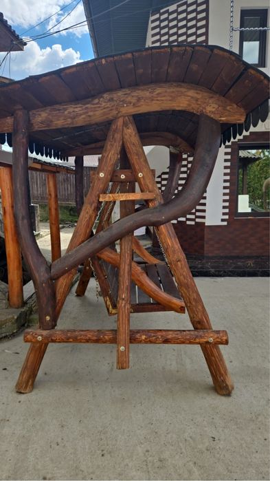 Leagan din lemn masiv