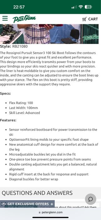 Rossignol Pursuit 100 Sensor 3
