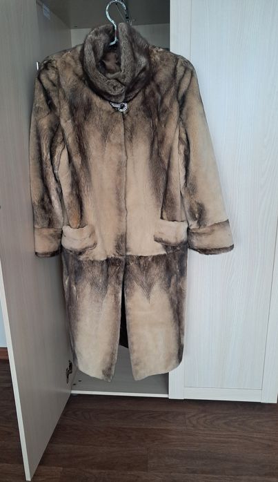 Шуба из стриженной норки