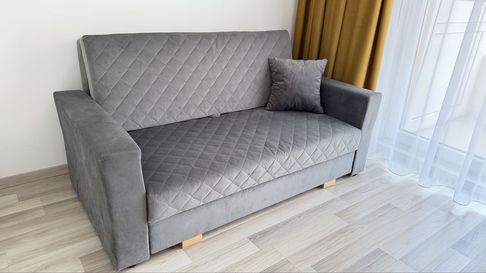 Canapea extensibilă cu ladă de depozitare