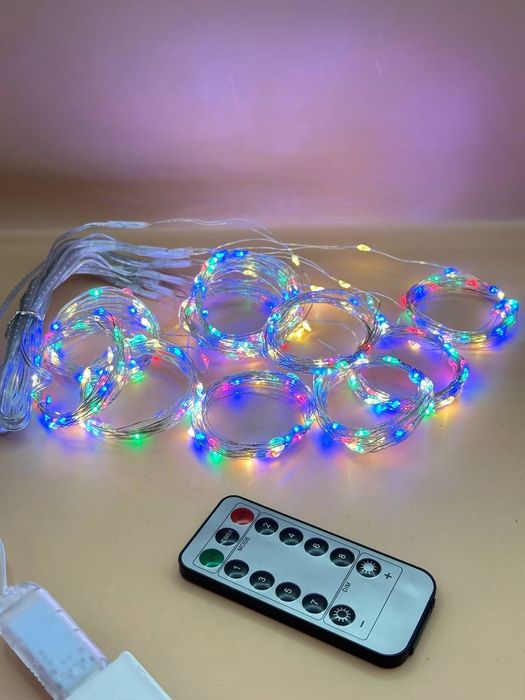 Гирлянда роса, роса шторы