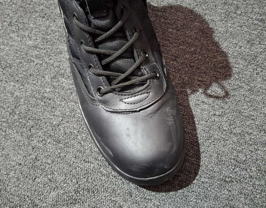 Ghete tactice barbati NORTIV 8, marimea 41.5, fermoar, negre