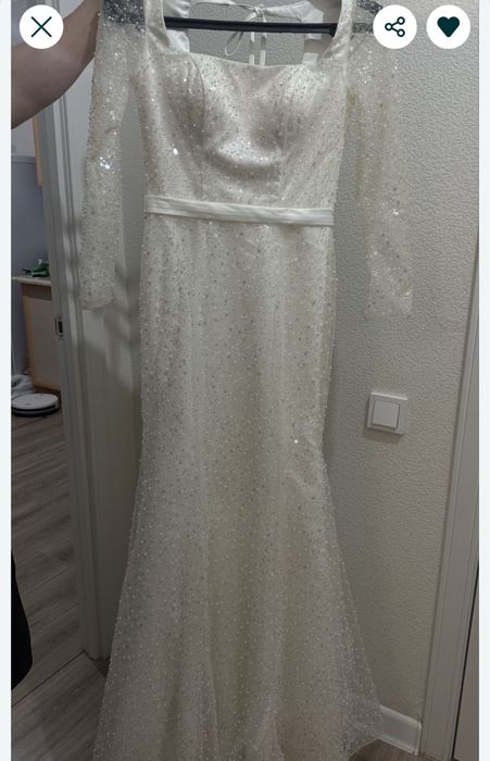 Белое платье свадебное