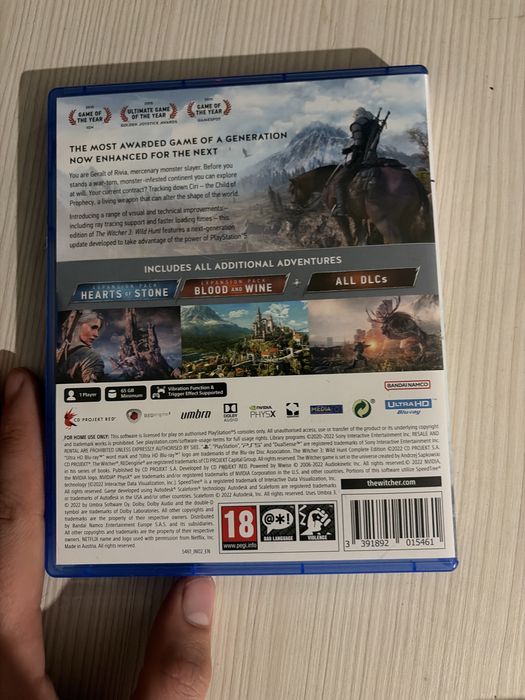 Игра Ведьмак 3 пс 5