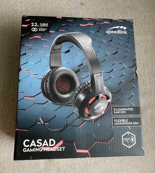 Casti Gaming SpeedLink, CASAD, PC Negru Playstation XboX PC sigilate