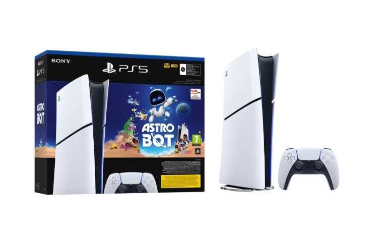 Consola PlayStation 5 Digital Edition (PS5) Slim, 1TB SSD, D-Chassis, Astro Bot Bundle