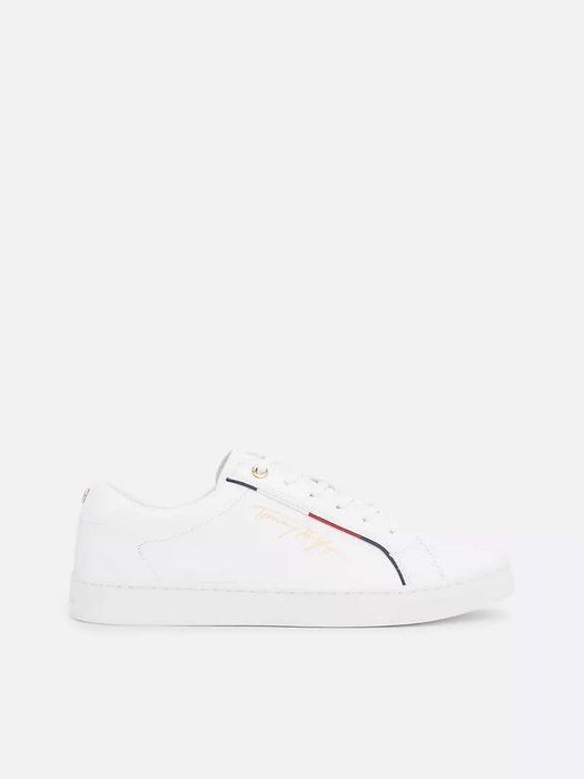 Кожаные Женские кроссовки от бренда Tommy Hilfiger
