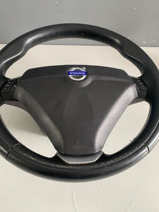 Volan piele sport cu airbag R-DESIGN VOLVO XC90 2003-2007 30723444 30754311 30756165 31332812