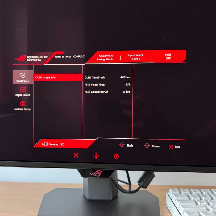 Monitor ASUS ROG Strix OLED 31.5 XG32UCDS