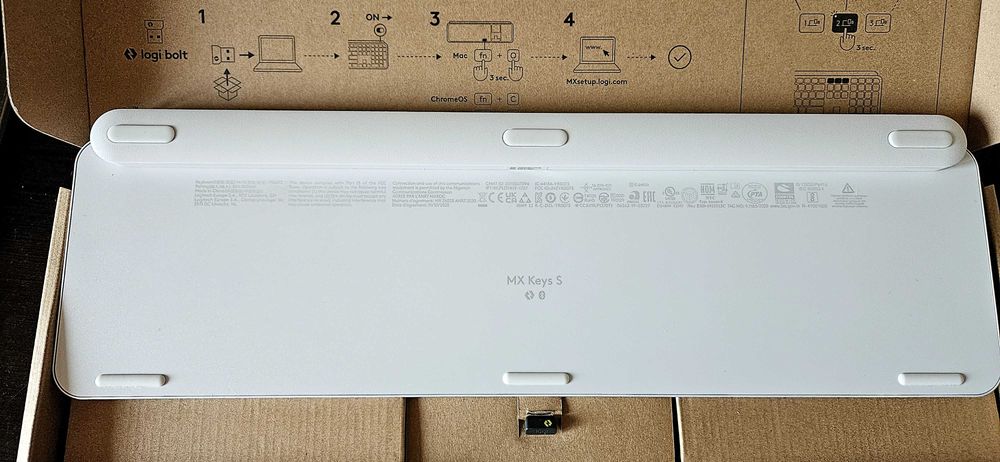Mx keys s white бяла.