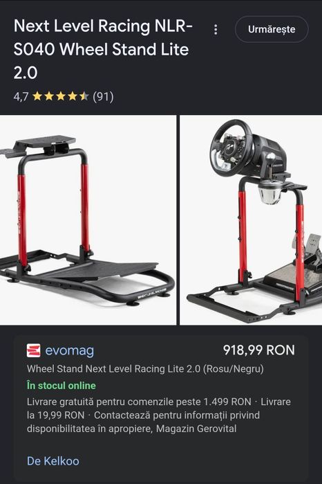 Next Lever Racing Wheel Stand Lite 2