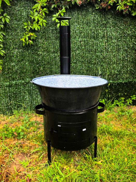 Set Gatit Outdoor – Ceaun 40L + Suport 45cm!