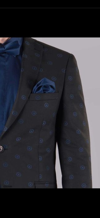 Черен костюм Slim Fit Carducci