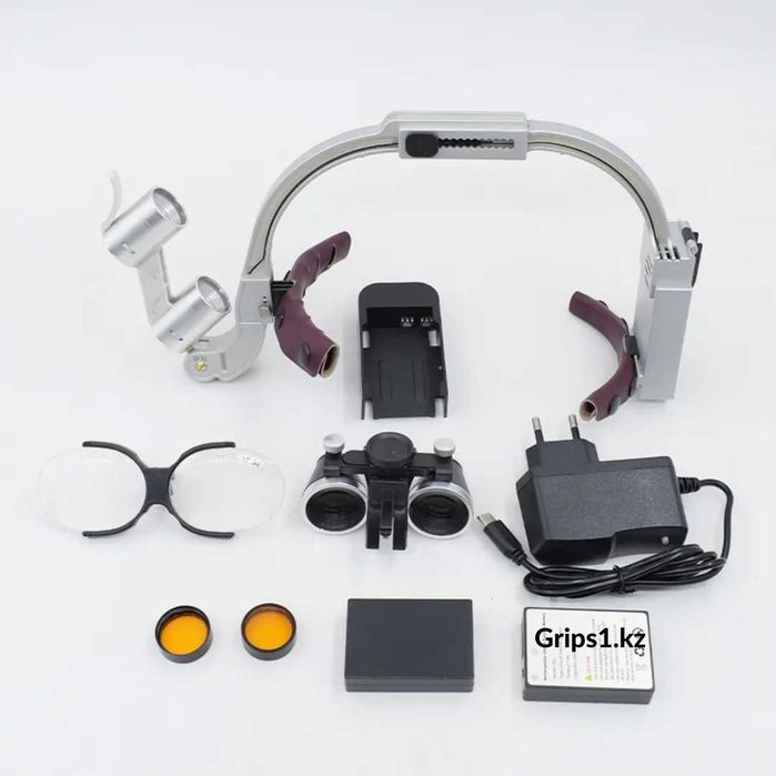 Бинокулярные очки-лупы Grips1 3.5х с LED подсветкой. Бинокуляры