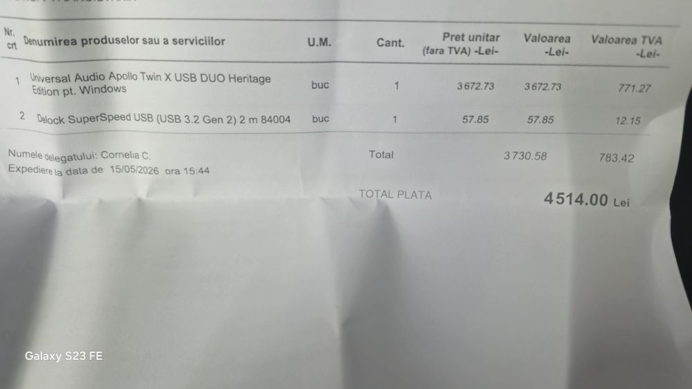 Vand interfata audio Apollo twin x usb