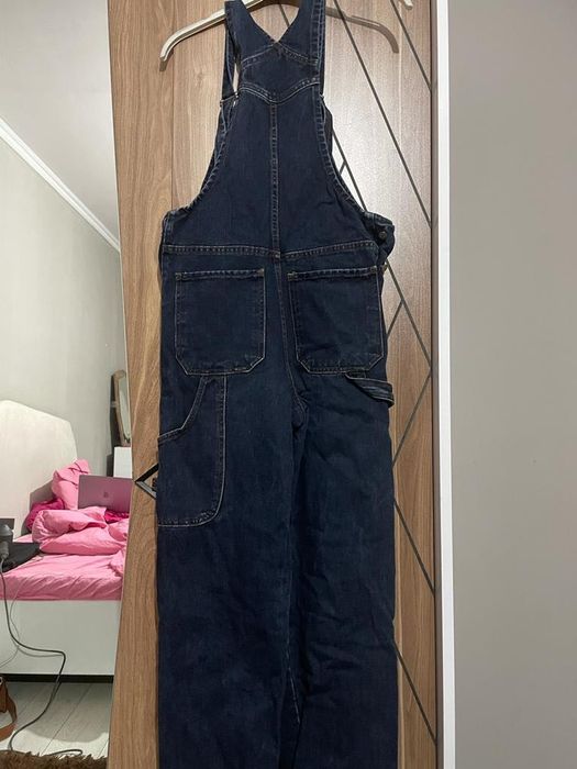 Комбинезон джинсовый размер S