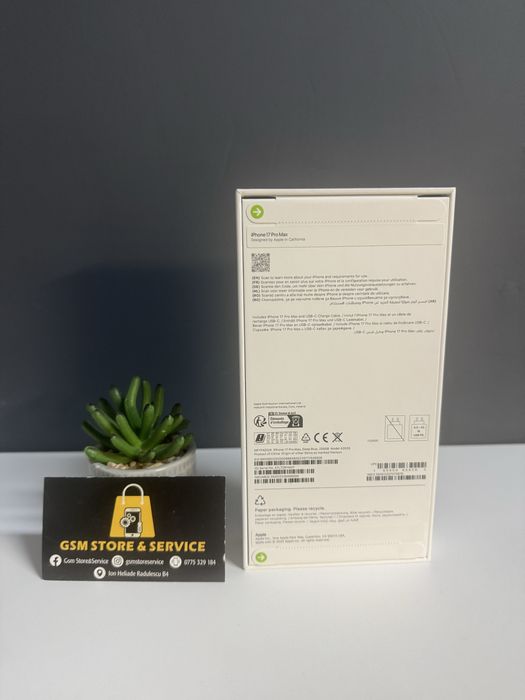 Iphone 17 Pro Max Deep Blue 256Gb Garantie Gsm Store&Service