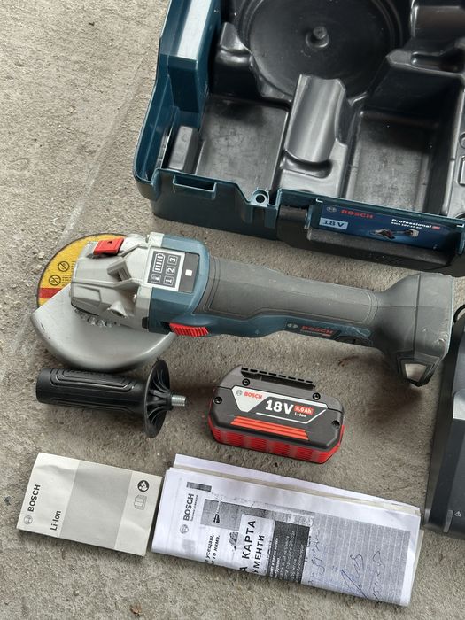 BOSCH GWS 18V-10 SC Made in Germany