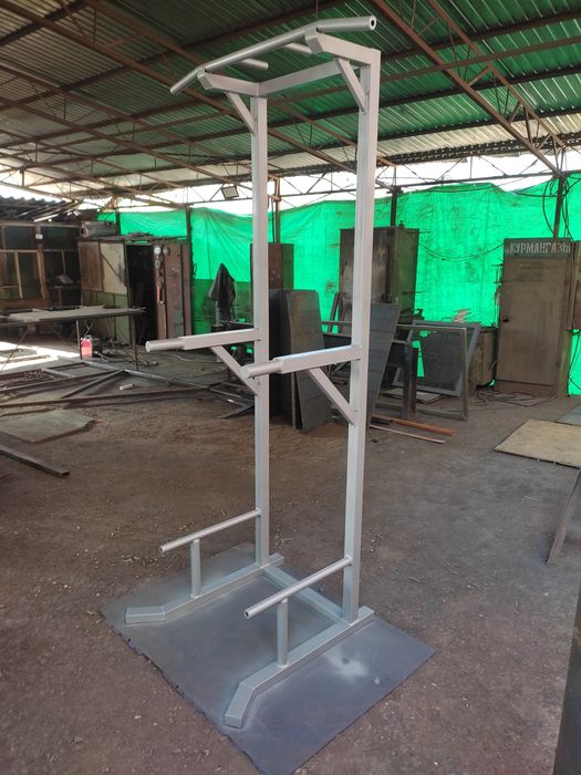 Турник, брусья напольные