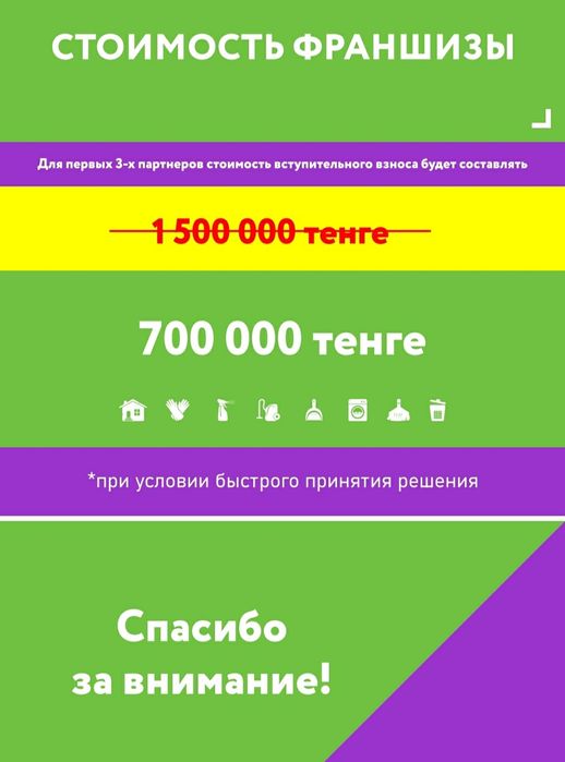 Франшиза клининговой компании, готовый бизнес!: 1 700 000 тг. - Продажа ...