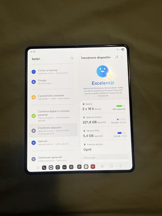 Samsung Galaxy Z Fold 4 256 GB – Impecabil, Negru.