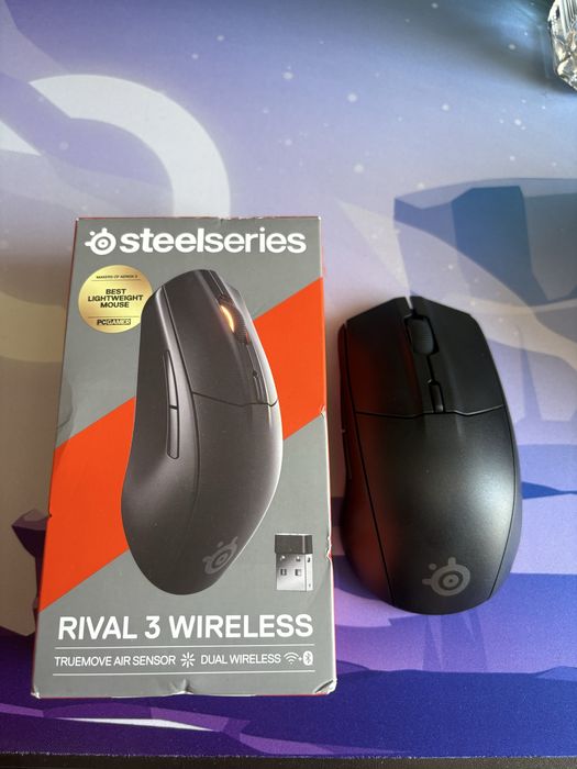 Steelseries mouse gaming wireless Rival 3