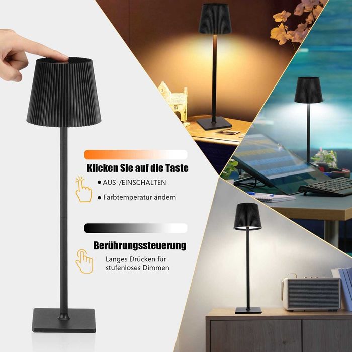 Veioza Lampă noptiera LED Lampă de masă LED wireless