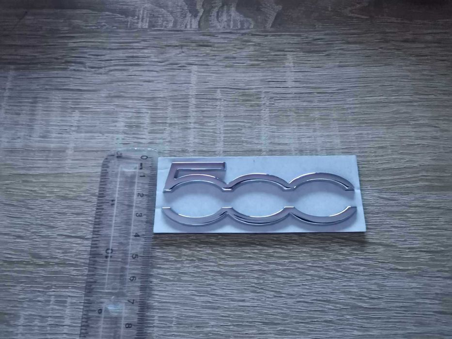 сребриста емблема Фиат Fiat 500