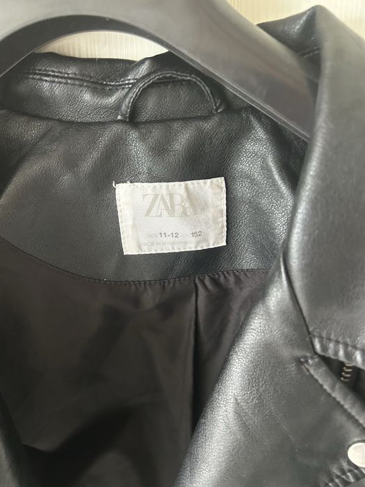 Кожено яке zara за момиче