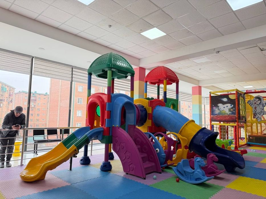 Детский Горка с домик