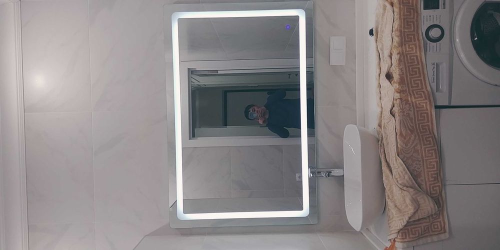 Навеска зеркало, установка зеркало айна, орнату мастер Астана