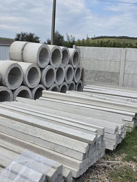 Tuburi beton/ oale fântână/ stalpi de gard