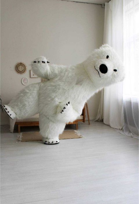 Ростовая кукла белый медведь