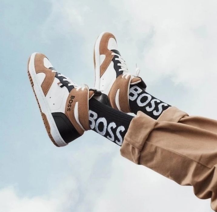Високи кецове Hugo Boss Kids