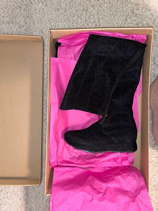 Cizme Anna Cori material textil