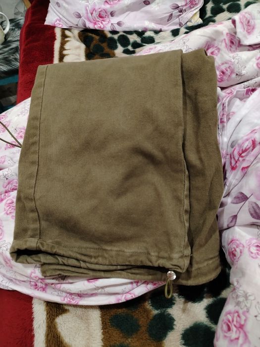 Штаны карго зелёные