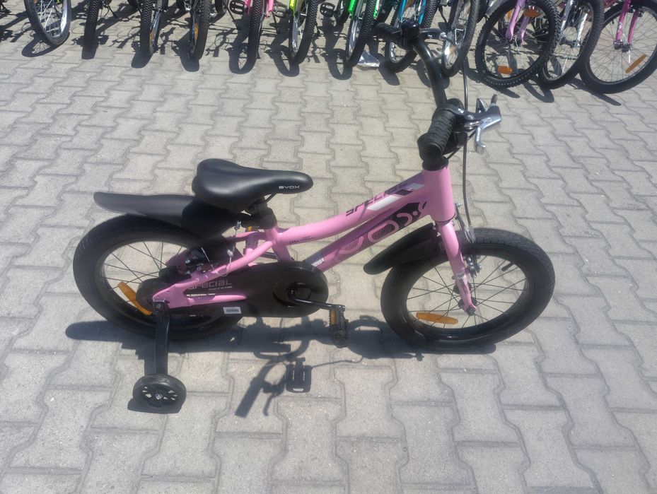 X Детски алуминиев велосипед 16" SPECIAL розов