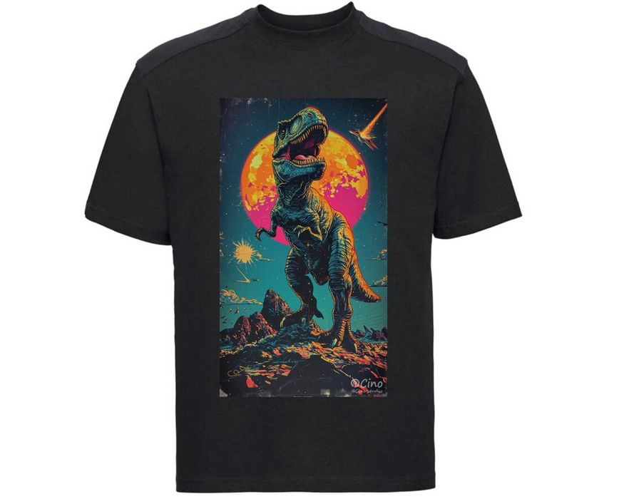 Мъжка тениска с Динозавър , детски тениски , дамски тениски 20 цвята