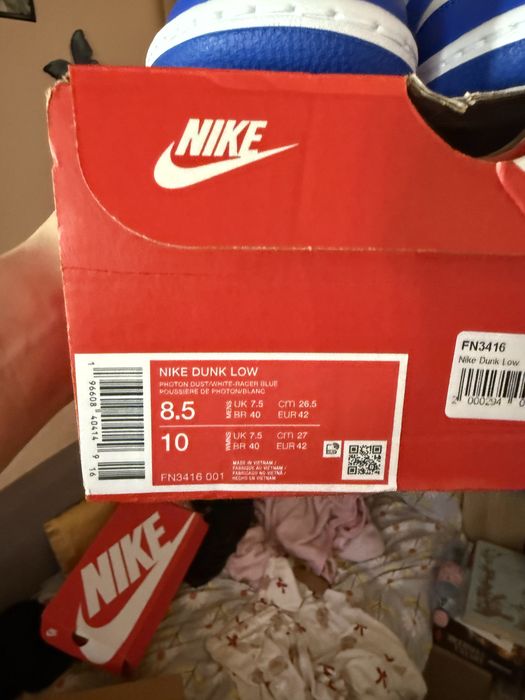 Vand Nike Dunk low Racer blue