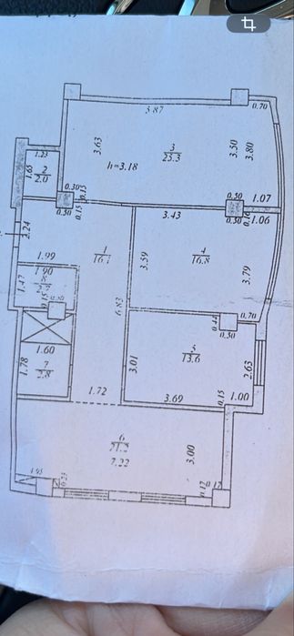 Продаю 3-х комн кв