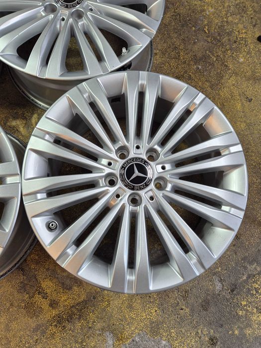 4 Jante Aliaj 5x112 17'' OE Mercedes A Class B Class V-Class VITO CLA GLA C-Class W205 W206 + Senzori OEM MERCEDES