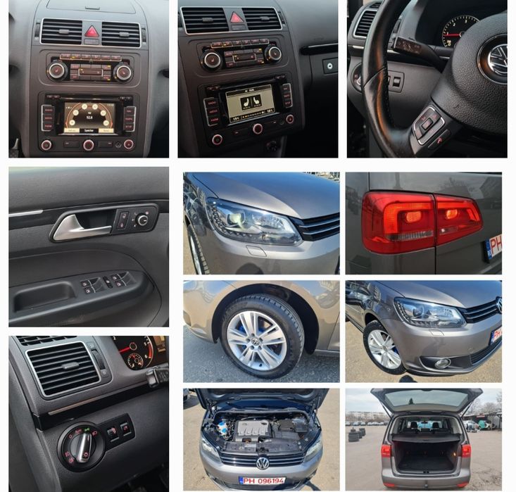 VW Touran Highline 2011 ~ 2.0 TDI - 140 CP ~ Euro 5 ~ Navi Piele BiXenon Led Klimă Senzori etc