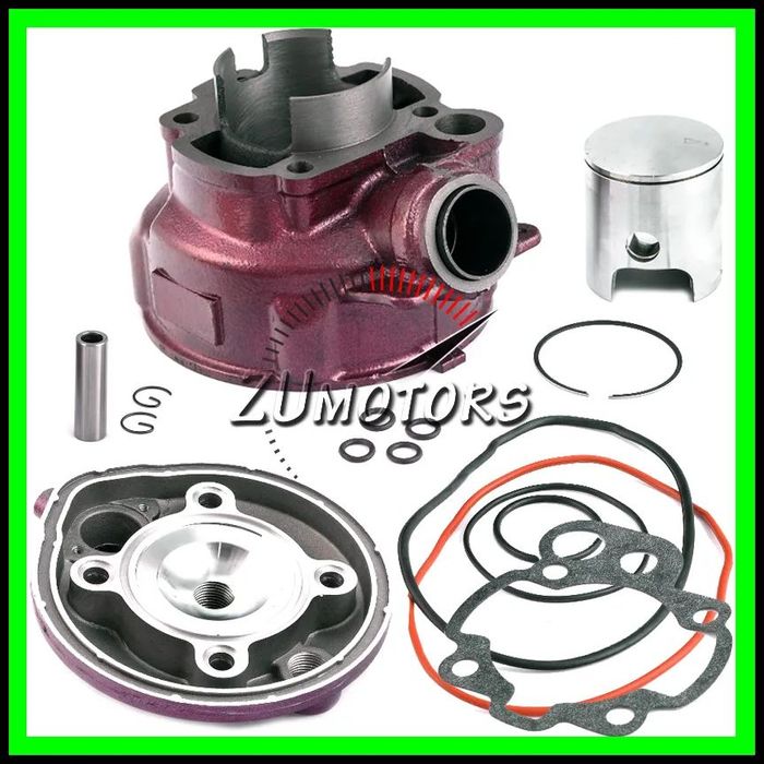 Cilindru AM6 80 90 + Chiuloasa MINARELLI Yamaha Rieju Sherco Peugeot