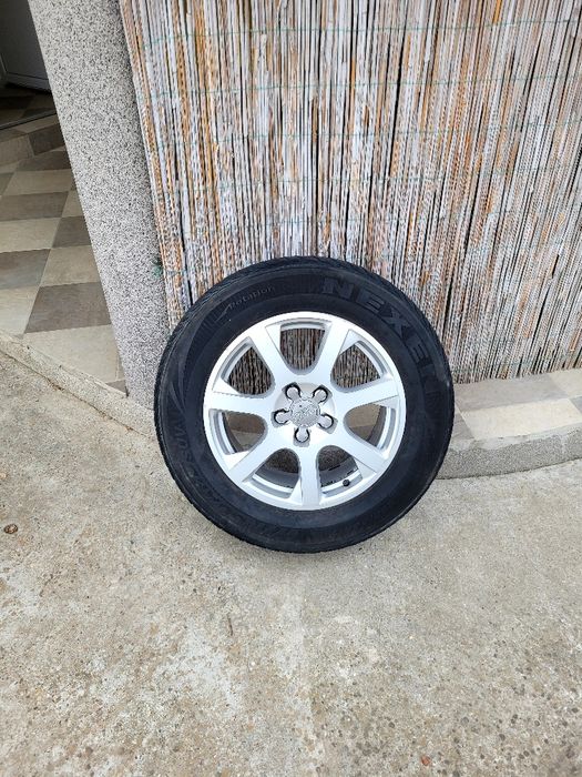 Vand urgent Jante Audi r17 cu cauciucuri Vara/Iarna